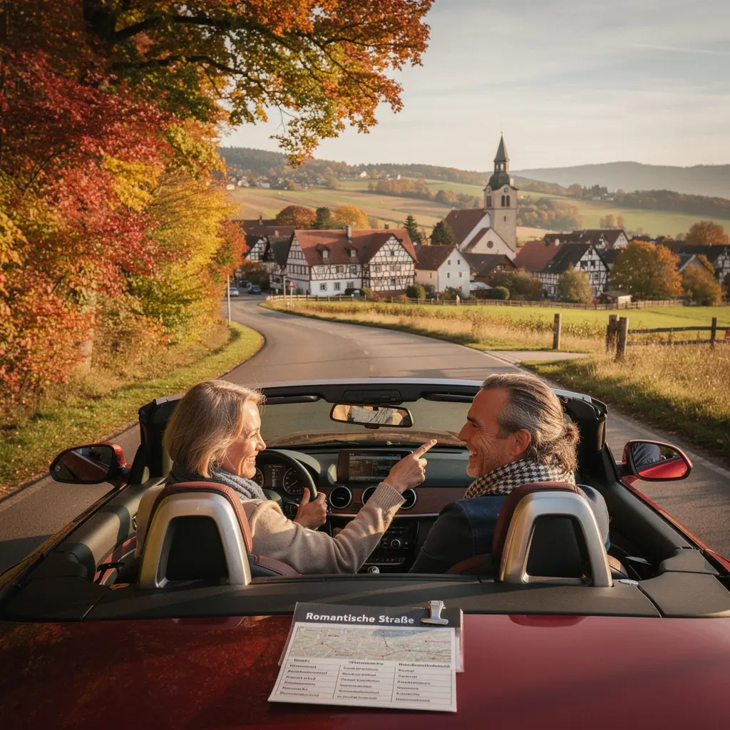 Eine malerische Landschaft mit sanften Hügeln und einem klaren blauen Himmel.